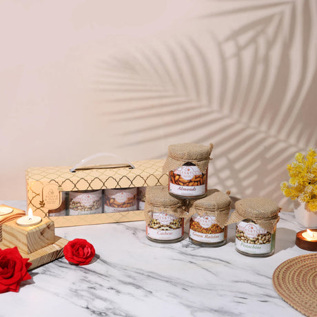 Dry fruits pack, Almonds, Cashew, Pistachios, Raisins