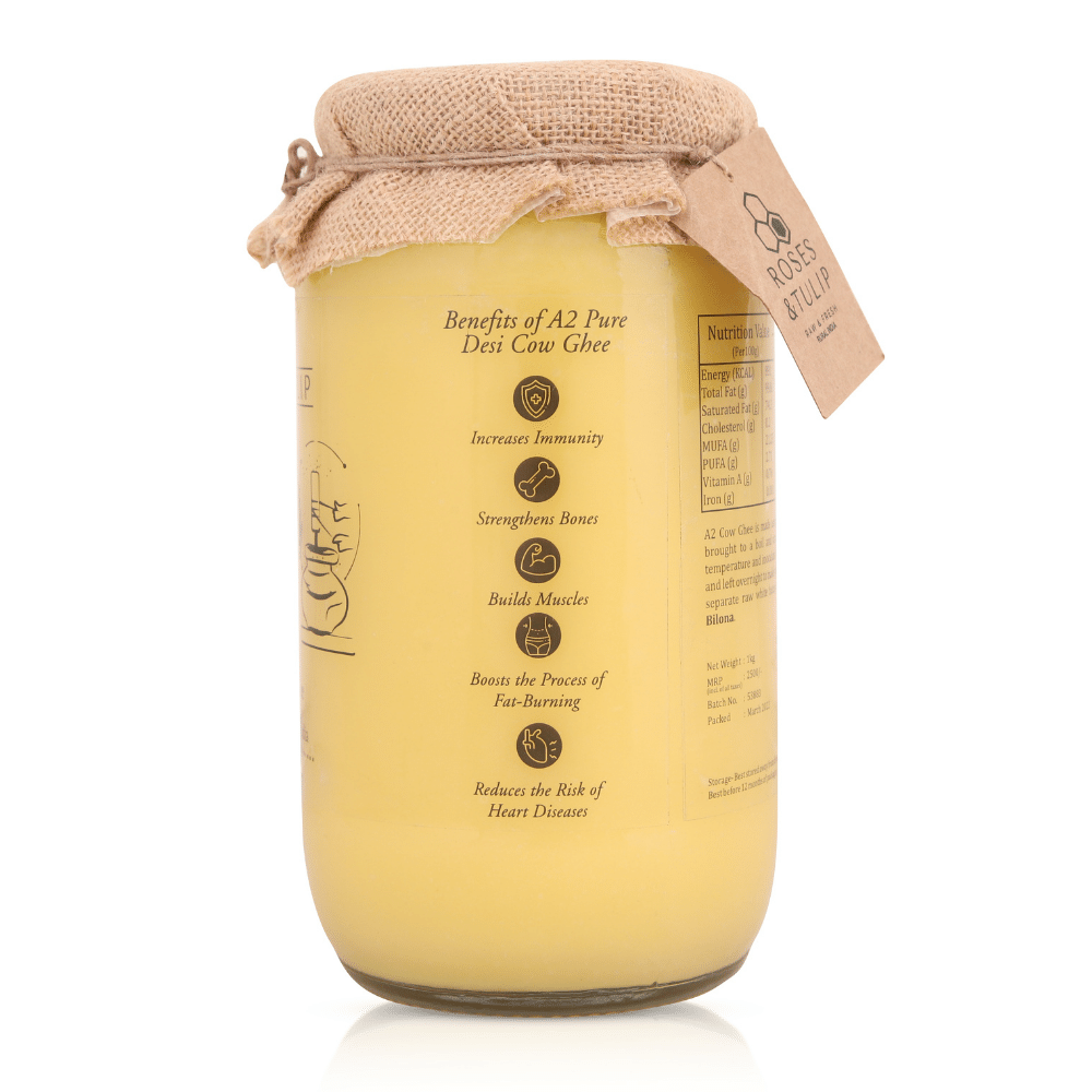 A2 cow ghee, side image