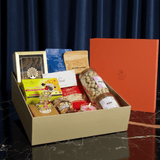 Diwali Gift Hamper that includes Nuts & Honey, Cashew, Almonds, Makhana, Ragi Chips, Multigrain Cookies, Filter Coffee, Green Tea, Ganesha Figurine & Candle