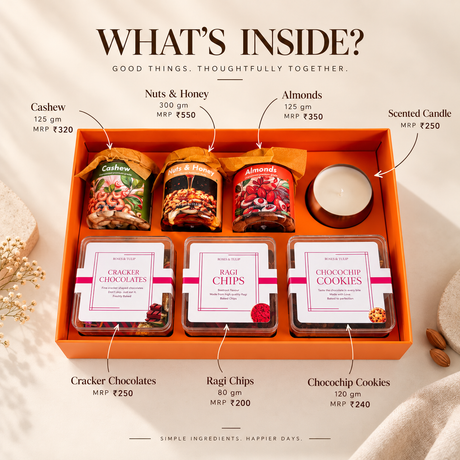 Open A Beautiful Gesture gift box displaying its curated contents